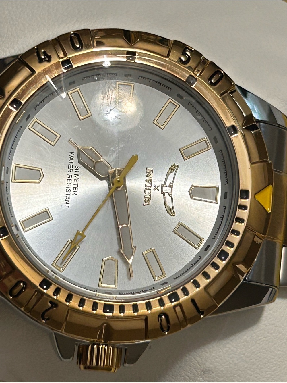 Invicta Two-Tone Gold & Silver Men's Watch - Water Resistant